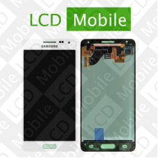 Дисплей для Samsung Galaxy Alpha G850, G850F с сенсорным экраном, белый, модуль ( дисплей + тачскрин )