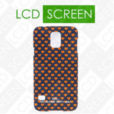 Чехол ARU для Samsung Galaxy S5 Hearts Dark Blue