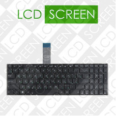 Клавиатура для ноутбука ASUS (X501, X550, X552, X750 series) rus, black, без фрейма, с креплениями, 0KNB0-610ARU00