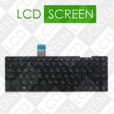 Клавиатура для ноутбука ASUS (X401 series) rus, black, без фрейма, 0KNB0-4100RU00