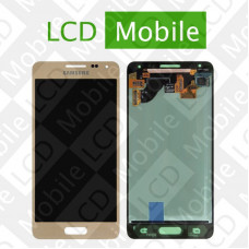 Дисплей для Samsung Galaxy Alpha G850, G850F с сенсорным экраном, золотистый, модуль ( дисплей + тачскрин )