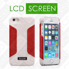Чехол iCarer для iPhone 5/5S Colorblock White/Red (back cover) (RIP518)