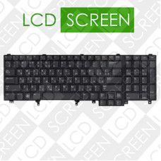 Клавиатура для ноутбука DELL (Latitude: E6520, E6530, E6540, Precision M4600, M6600), rus, black c джойстиком, 0F1CN4