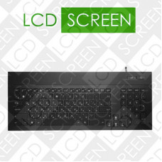 Клавиатура для ноутбука ASUS (G74, G74SX) rus, black, подсветка клавиш, 04GN562KRU00-1