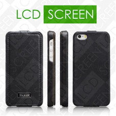 Чехол iCarer для iPhone 5/5S Luxury Black (flip) (RIP515)