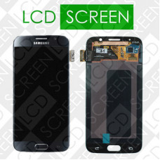 Дисплей для Samsung Galaxy S6 DS G920 с сенсорным экраном, черный, модуль ( дисплей + тачскрин ), оригинал