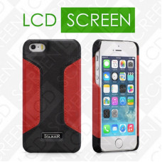 Чехол iCarer для iPhone 5/5S Colorblock Black/Red (back cover) (RIP518)