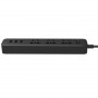Сетевой фильтр Xiaomi Mi Power Strip 3 розетки, 3 USB, черный, удлинитель