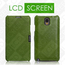 Чехол iCarer для Samsung Galaxy Note 3 Luxury Green (side-open) (RS900001)