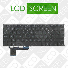 Клавиатура для ноутбука ASUS (S200, X201, X202 series ) rus, black, без фрейма, 0KNB0-1120RU00