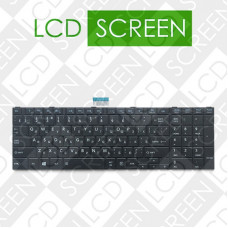 Клавиатура для ноутбука TOSHIBA (C850, C855, C870, C875, L850, L855, L870, L875) rus, black, 9Z.N7USU.00R