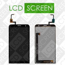Дисплей для Asus ZenFone 2 Laser ZE601KL с сенсорным экраном, черный, модуль, дисплей + тачскрин