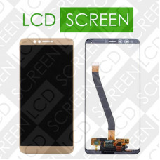 Дисплей для Huawei Y9 2018 FLA-LX1 FLA-LX3 Enjoy 8 Plus с сенсорным экраном, золотистый, модуль, дисплей + тачскрин