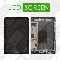 Модуль для планшета Samsung P6800 Galaxy Tab, черный, дисплей + тачскрин