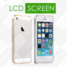 Бампер Vouni для iPhone 5/5S Buckle Color Match Silver/Gold