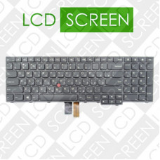 Клавиатура для ноутбука LENOVO (ThinkPad Edge: T540, W540) rus, black, подсветка клавиш, 04Y2371