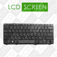 Клавиатура для ноутбука HP (EliteBook: 720, 820 series) rus, black, подсветка клавиш, 730541