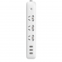 Удлинитель Xiaomi ChingMi Smart Power Strip with Wi-Fi, 3 розетки 3 USB, белый, Wi Fi сетевой фильтр