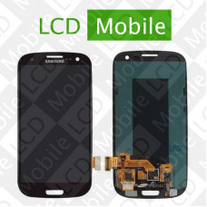 Дисплей для Samsung Galaxy S3 I9300, I9305, I747, R530, T999 с сенсорным экраном, черный, модуль ( дисплей + тачскрин )