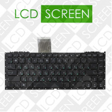 Клавиатура для ноутбука ASUS (U33, U43) rus, black, без фрейма, 04GN031KRU00