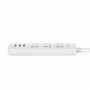 Сетевой фильтр Xiaomi Mi Power Strip 3 розетки, 3 USB, белый, удлинитель