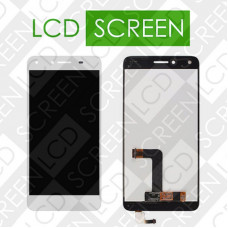 Дисплей для Huawei Y6 II Compact LYO-L21 с сенсорным экраном, белый, модуль, дисплей + тачскрин