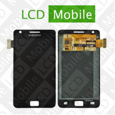 Дисплей для Samsung Galaxy S2 I9100 с сенсорным экраном, черный, модуль ( дисплей + тачскрин )