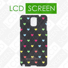 Чехол ARU для Samsung Galaxy Note 3 Hearts Dark Brown