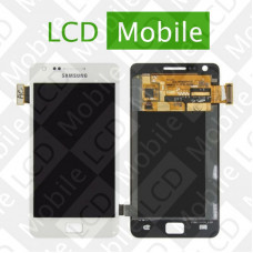 Дисплей для Samsung Galaxy S2 I9100 с сенсорным экраном, белый, модуль ( дисплей + тачскрин )