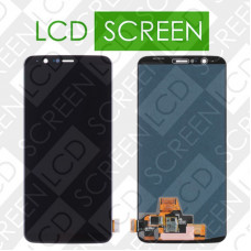 Дисплей для OnePlus 5T A5010 с сенсорным экраном, черный, OLED, модуль, дисплей + тачскрин
