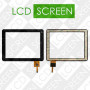 Тачскрин для планшета China-Tablet PC 8, черный, емкостный, 12 pin, (197*150 мм), 144-080, touch screen, сенсорный экран