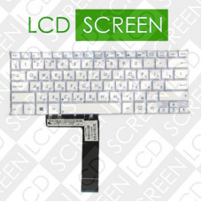 Клавиатура для ноутбука ASUS (F200, R202, X200 series) rus, white, без фрейма, 0KNB0-1130RU00