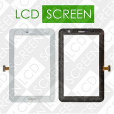 Тачскрин для планшета Samsung P6200 Galaxy Tab Plus, белый, touch screen, сенсорный экран