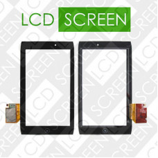Тачскрин для планшета Acer Iconia Tab A100, черный, touch screen, сенсорный экран