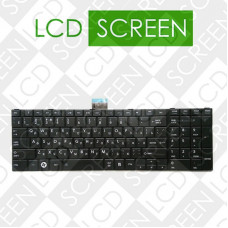 Клавиатура для ноутбука Toshiba (Satellite: C50, C50D, C55, C55D) rus, black, 9Z.N7TSV.80R
