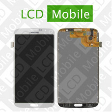 Дисплей для Samsung Galaxy Mega 6.3 I9200, I9205 с сенсорным экраном, белый, модуль ( дисплей + тачскрин )