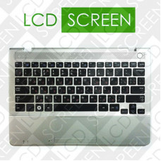 Клавиатура для ноутбука SAMSUNG (NP300U1 Keyboard+Touchpad+передняя панель) rus, black, BA75-03302D