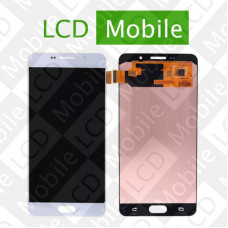 Дисплей для Samsung Galaxy A5 2016 A710, A710F, A710FD, A710M, A710Y, A7100 с сенсорным экраном, белый, модуль ( дисплей + тачскрин )