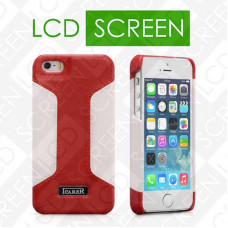 Чехол iCarer для iPhone 5/5S Colorblock Red/White (back cover) (RIP518)