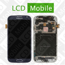 Дисплей для Samsung Galaxy S4 I9500 с сенсорным экраном, темно-синий с рамкой, модуль ( дисплей + тачскрин )