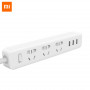 Сетевой фильтр Xiaomi Mi Power Strip 3 розетки, 3 USB, белый, удлинитель