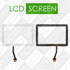 Тачскрин для планшетов Samsung P7100 Galaxy Tab, P7500 Galaxy Tab, P7510 Galaxy Tab, белый, touch screen, сенсорный экран