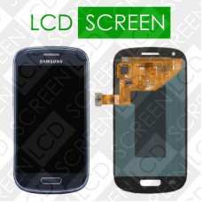 Дисплей для Samsung Galaxy S3 Mini Neo i8200 с сенсорным экраном, синий, модуль ( дисплей + тачскрин ), оригинал