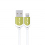 Кабель KingYou King You Lightning USB Cable для Apple iPhone iPad iPod 3.1 А 100 см, оливково-зеленый